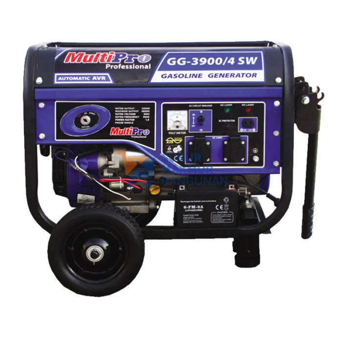 MULTIPRO MESIN GENERATOR GG-3900/4 SW