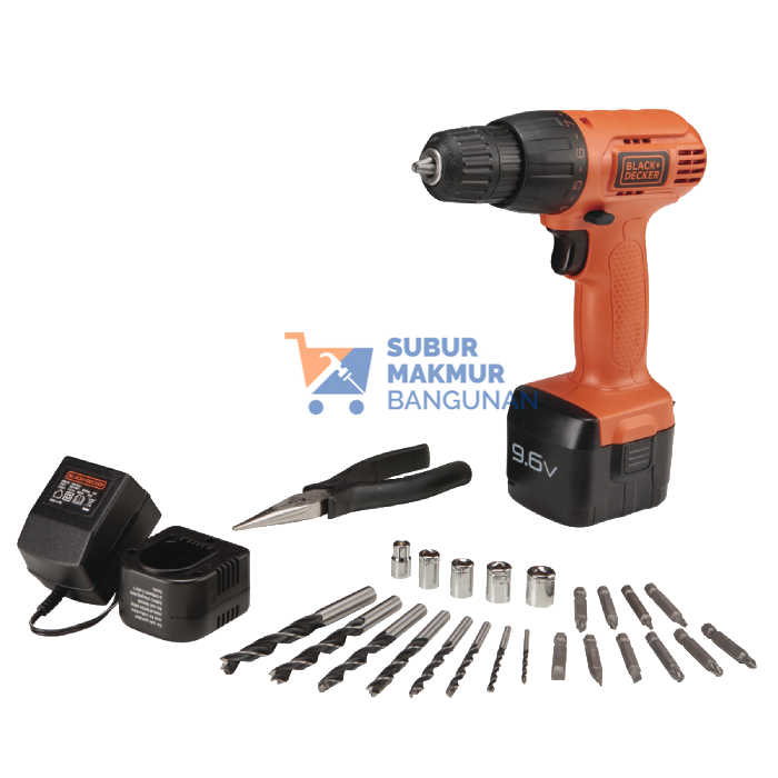 BLACK+DECKER CD961PK-B1 BOR CORDLESS 9.6V KITBOX