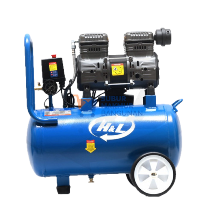 H&L COMPRESSOR 3/4 HP 9 LTR OILESS