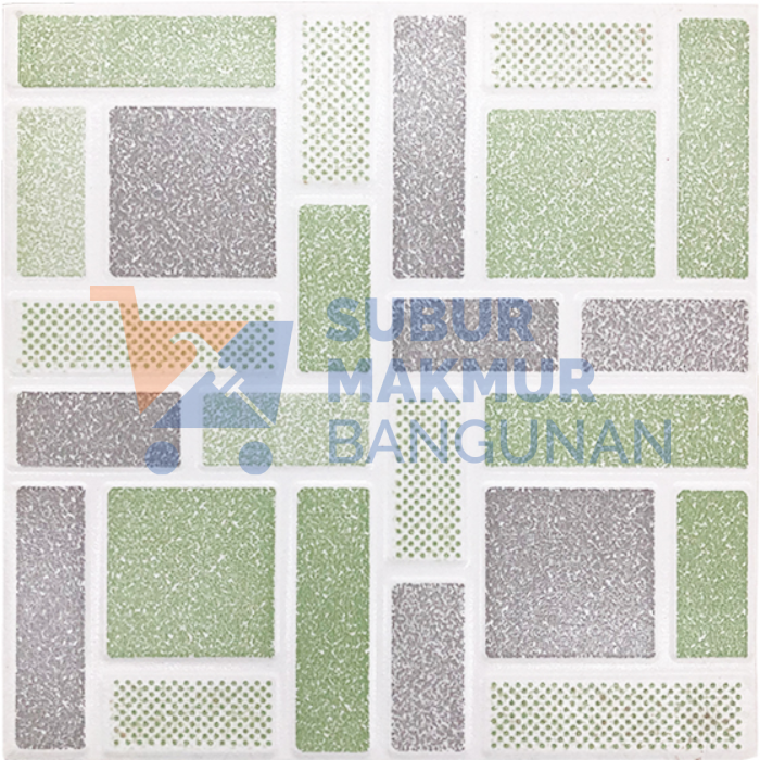 DIAMOND KERAMIK 25X25 GLASSERA GREEN