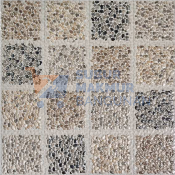 PERFECTO KERAMIK 40X40 EMBOS KASAR DUBLIN TERACOTA