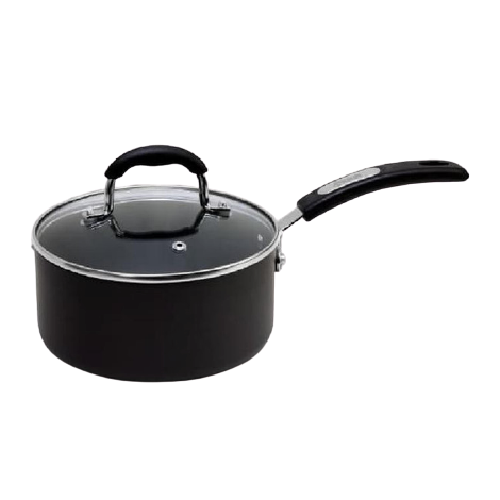 KIRIN COOKWARE SERUNAI HARD ANODIZED SAUCEPAN 18CM