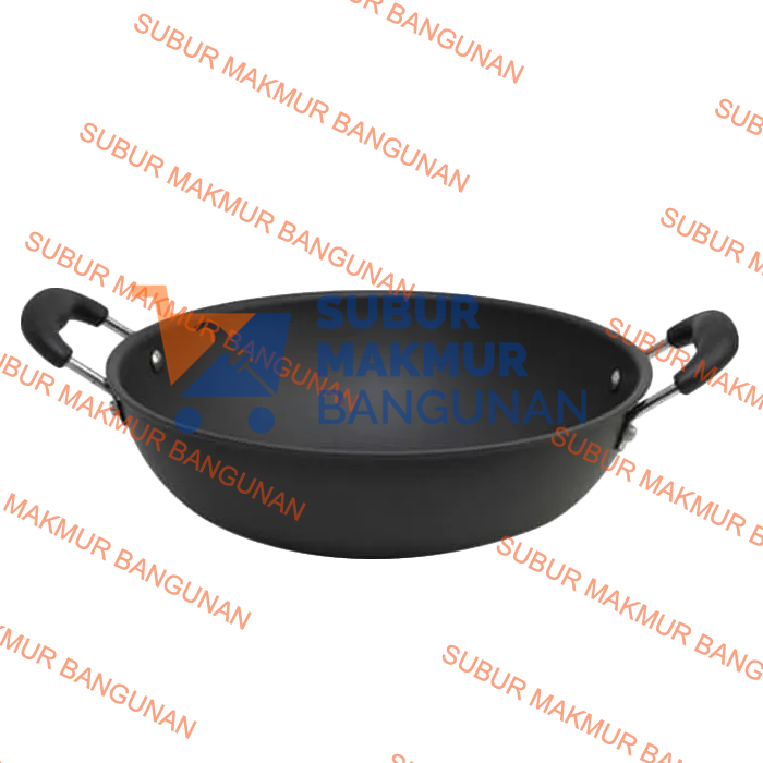 KIRIN COOKWARE SERUNAI HARD ANODIZED WOK 36CM