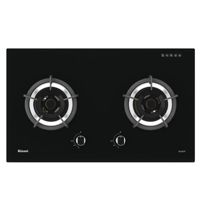 RINNAI RB-72G KOMPOR TANAM 2 TUNGKU BLACK