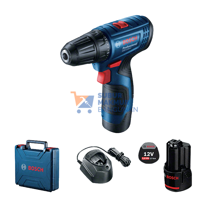 BOSCH GSR 120-LI CORDLESS DRILL DRIVER 10MM12V+ACC