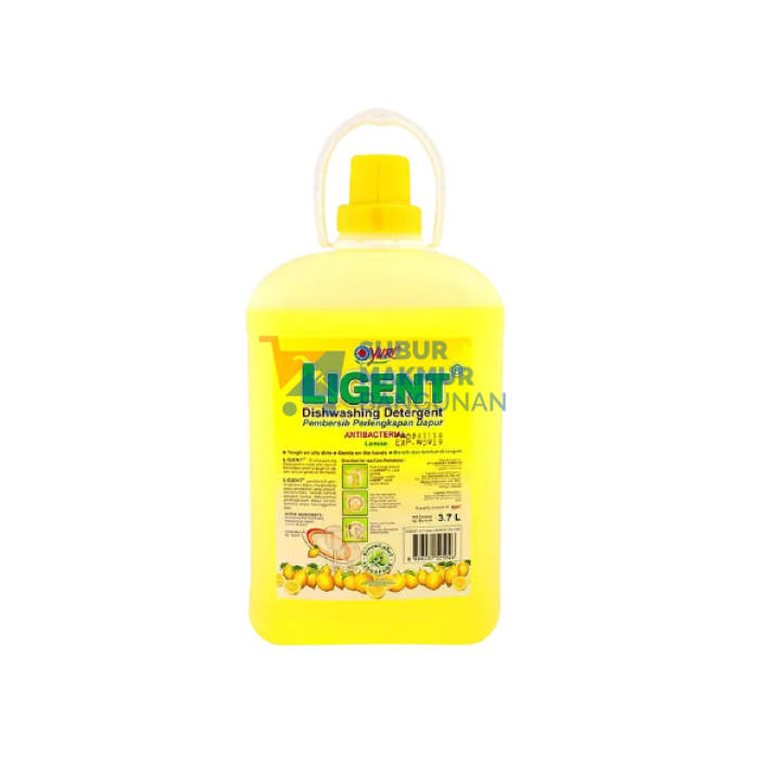 YURI LIGENT DISHWASHING GALON LEMON 3.7L