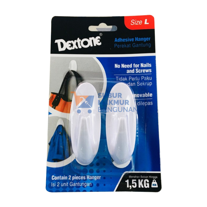 DEXTONE HANGER ADHESIVE L 2PCS