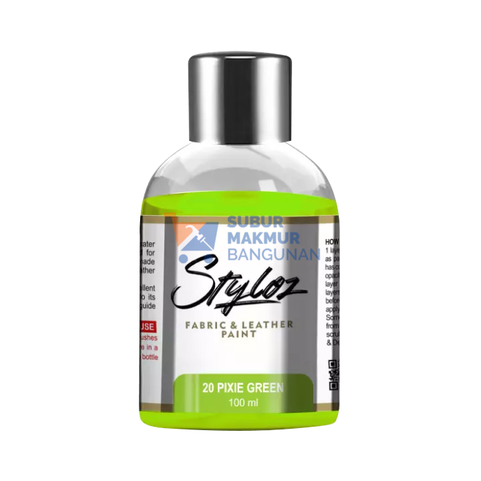 STYLOZ 20 CAT FABRIC&LEATHER PIXIE GREEN 100ML