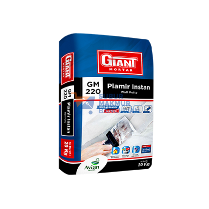 GIANT MORTAR 220 PLAMIR INSTAN 20KG