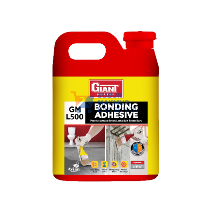 GIANT MORTAR L 500 BONDING ADHESIVE 0.9L