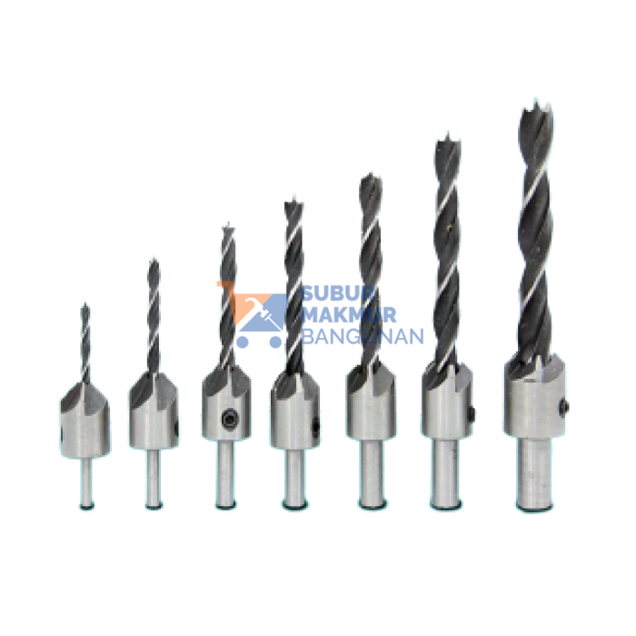 JACKGEN BC-07 BOR KAYU COUNTERSINK SET 7PCS