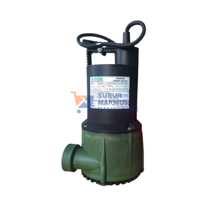 WASSER WD-200E POMPA CELUP AIR BERSIH MANUAL 7M