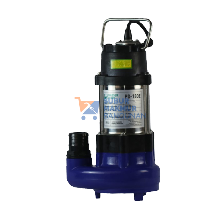 WASSER PD-180E POMPA CELUP AIR KOTOR&AIR ASIN 7M