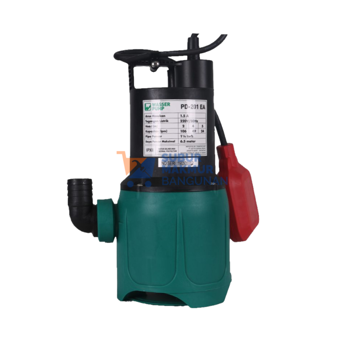 WASSER PD-201EA POMPA CELUP AIR KOTOR&AIR ASIN6.5M