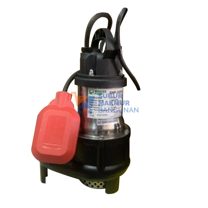WASSER SWP-250EA POMPA CELUP AIR KOTOR OTOMATIS 7M