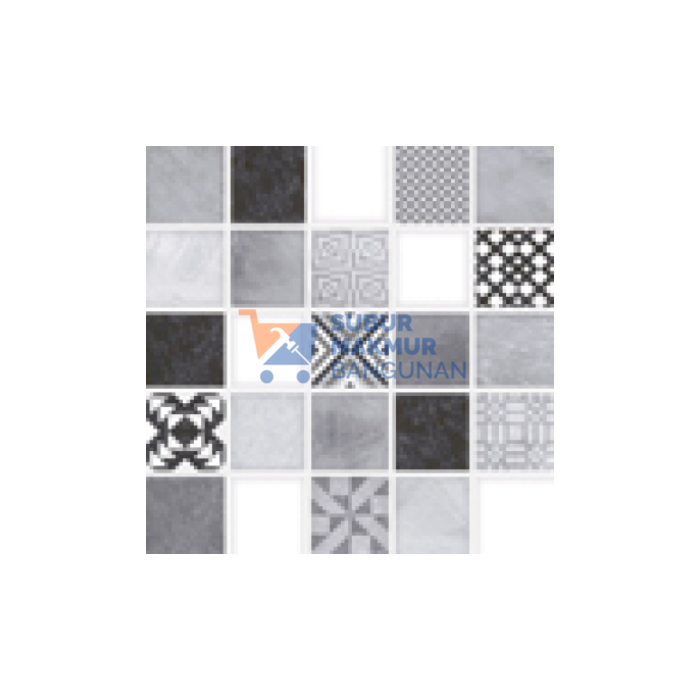 ASIA TILE KERAMIK 25X25 REGAL GREY