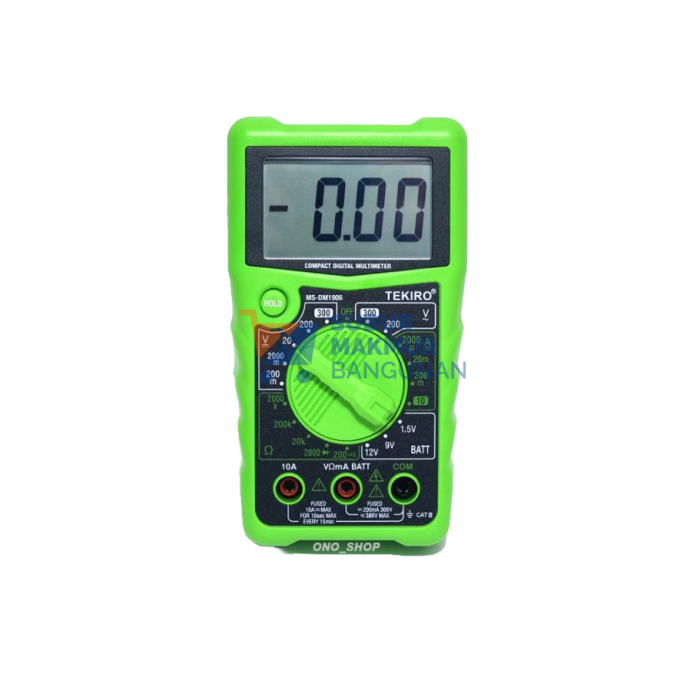 TEKIRO MS-DM1906 COMPACT DIGITAL MULTIMETER