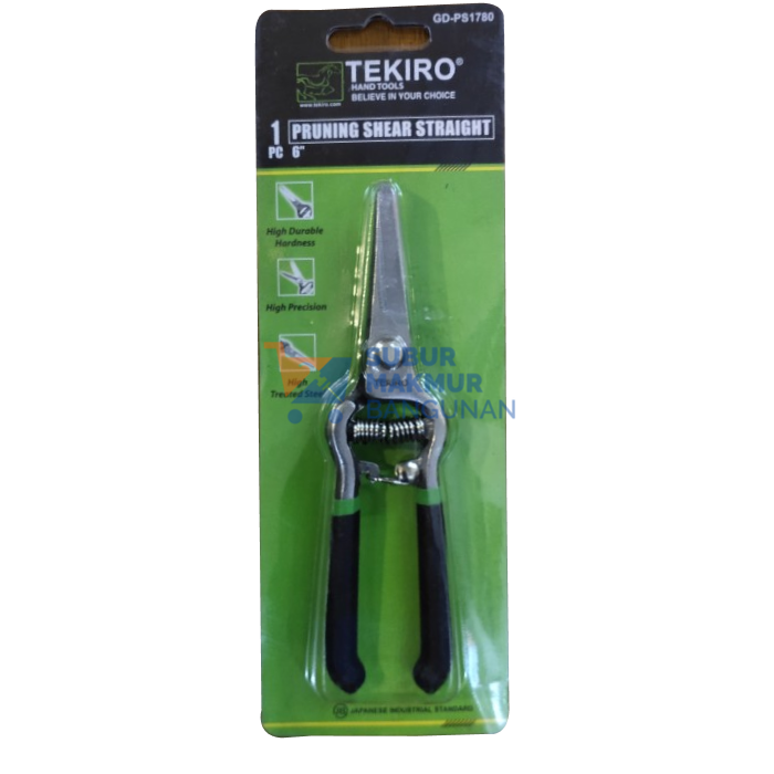 TEKIRO GD-PS1780 GUNTING DAHAN LURUS 6"