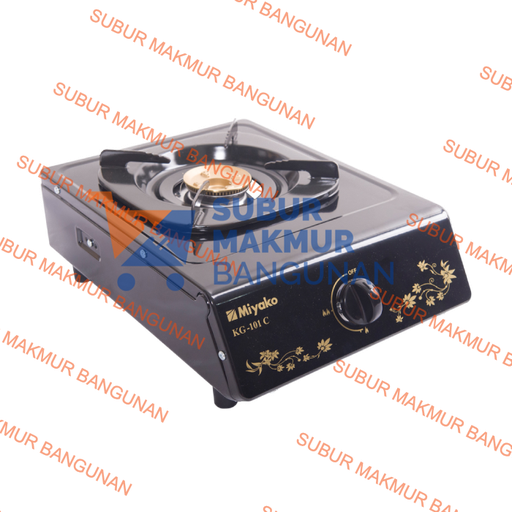 [SMB099744] MIYAKO KG-101C KOMPOR GAS 1 TUNGKU STAINLESS STEEL
