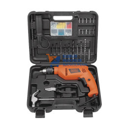 [SMB102133] BLACK+DECKER HD555KOPR-B1 HAMMER DRILL 13MM+88ACC