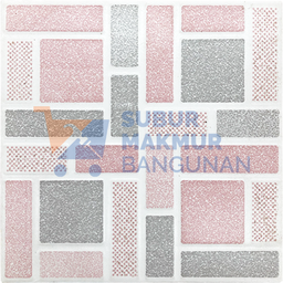 [SMB110567] DIAMOND KERAMIK 25X25 GLASSERA PINK