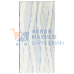 [SMB121461] UNO KERAMIK 25X50 FANCY MALDIVES BLUE