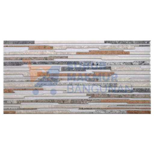 [SMB122006] PERFECTO KERAMIK 20X40 EMBOS KASAR BUDAPEST GREY