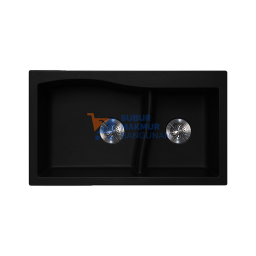 [SMB122881] AER KS2-04BL BAK CUCI PIRING GRANIT 79.5X48X20.5CM