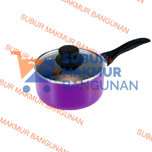 [SMB123411] KIRIN COOKWARE NAFIRI SAUCE PAN+GLASS COVER 18CM
