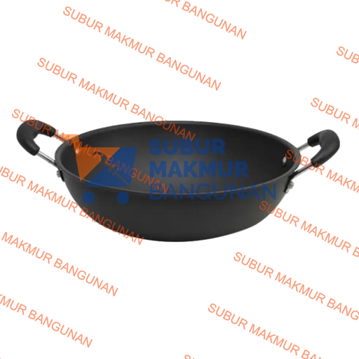 [SMB123421] KIRIN COOKWARE SERUNAI HARD ANODIZED WOK 32CM