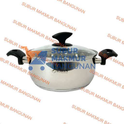 [SMB123461] KIRIN COOKWARE PANTING SS201 STOCK POT 24CM