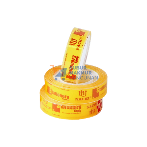 [SMB137572] NACHI STATIONERY TAPE YELLOW SHRINK 12MMX10YX1200R