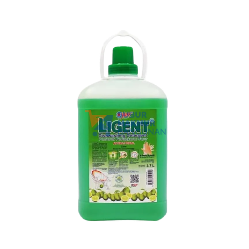 [SMB137597] YURI LIGENT DISHWASHING GALON LIME 3.7L