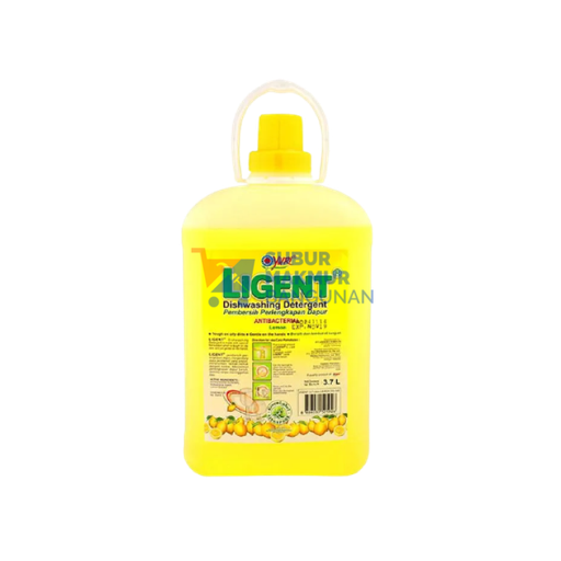 [SMB137598] YURI LIGENT DISHWASHING GALON LEMON 3.7L