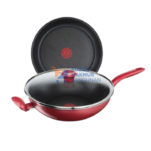 [SMB138427] TEFAL G1359495 SO CHEF WOKPAN+LID 30CM INDUKSI