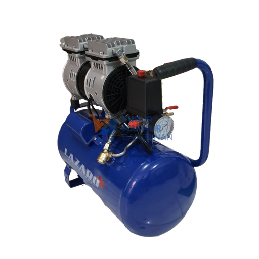 [SMB140298] LAZARO MESIN KOMPRESOR OILLESS SILENT 3/4HP18L550W