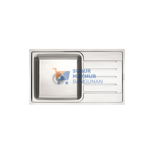 [SMB140681] WASSER 1B1D-86 BCP SS304 860X500X199MM (TANPA DOS)