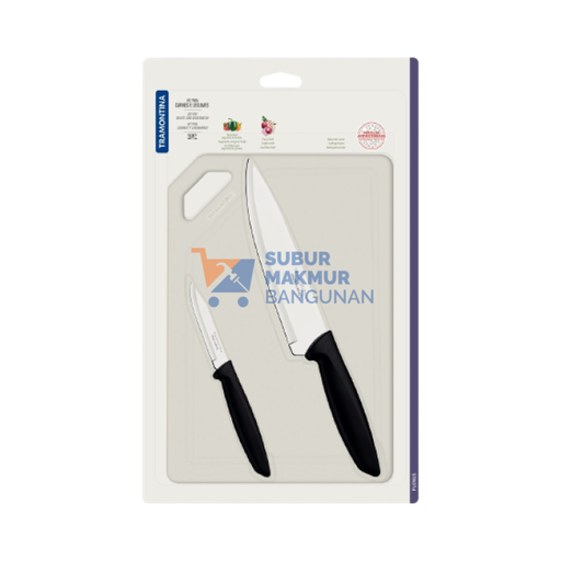 [SMB140721] TRAMONTINA 23498014 KNIVES SET MEAT&VEGETABLE 3PCS