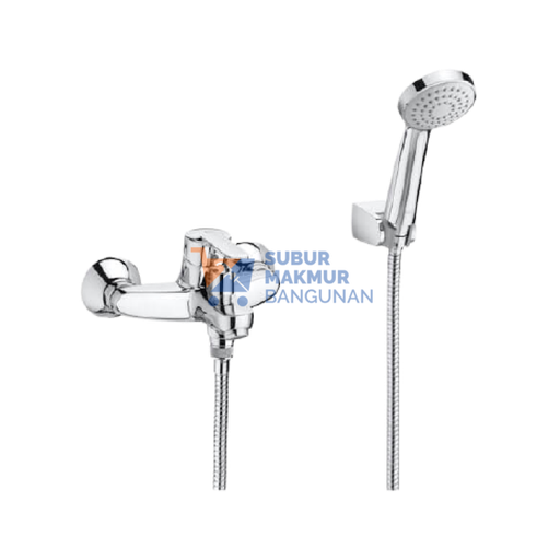 [SMB140872] ROCA VICTORIA WALL MOUNTED BATH SHOWER MIXER + ACC
