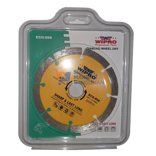 [SMB147406] WIPRO ECO-898 DIAMOND WHEEL DRY 4" 105X1.8X8X20