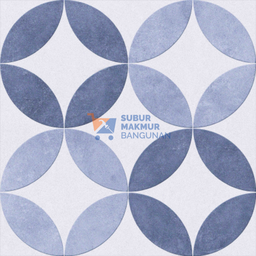 [SMB151108] ASIA TILE KERAMIK 25X25 ROYAL BLUE 16PCS/DUS ATP