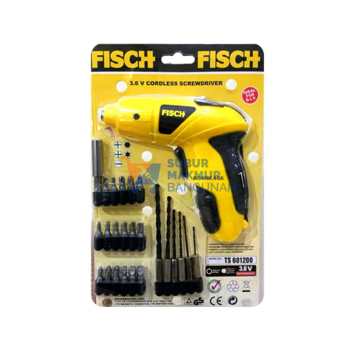 [SMB090011] FISCH TS 601200 CORDLESS SCREWDRIVER 3.6V
